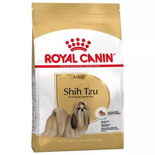 غذای خشک سگ رویال کنین مدل شیتزو shih tzu adultوزن 1.5 کیلوگرم