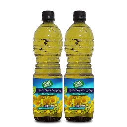 پک 2 عددی روغن کانولا ( کلزا تصفیه شده ) 810 گرمی بروج