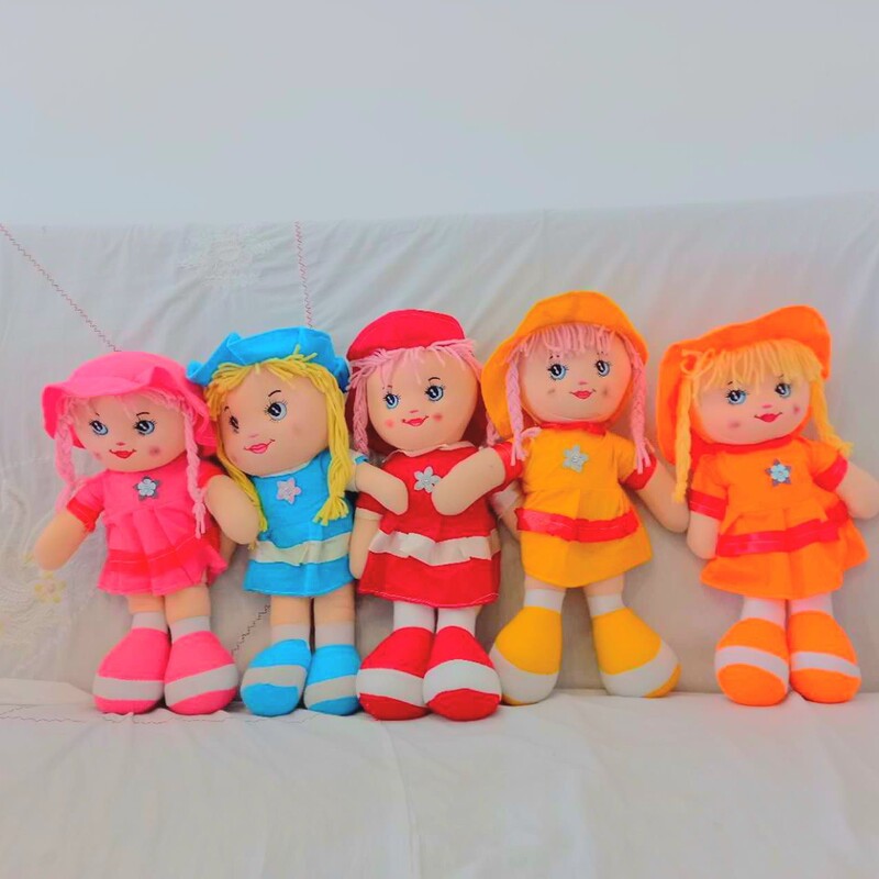 عروسک رومی در رنگ های مختلف جنس پارچه مخمل جیر 