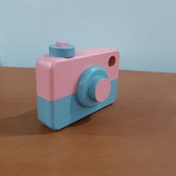 اسباب بازی دوربین چوبی مناسب سیسمونی و اکسسوری رنگاچوب