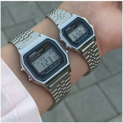 ساعت ست زنانه و مردانه کاسیو Casio فلزی  ساخت ژاپن 