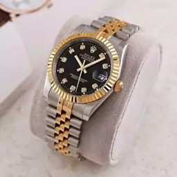 ساعت مچی مردانه رولکس Rolex صفحه مشکی 