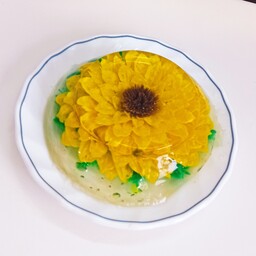 ژله تزریقی گل آفتابگردان ژله خاص و متفاوت برای مهمونی شما