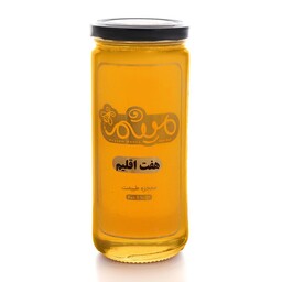 عسل طبیعی هفت اقلیم  با ساکارز 3.4  شیشه 400گرمی