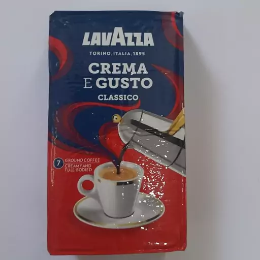 قهوه لاوازا کرم گوستو 1000 گرمی crema e gusto