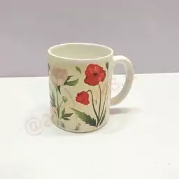 ماگ افرا توس طرح گل 1 کد mug106