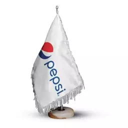 پرچم رومیزی شرکت پپسی pepsi با پایه سنگی افراتوس