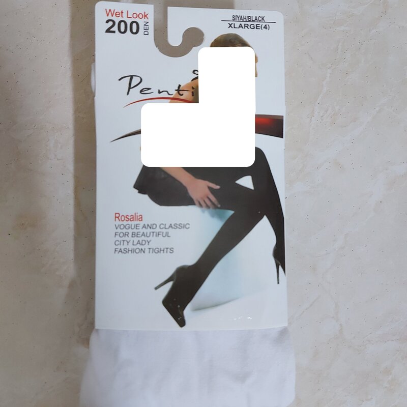جوراب شلواری پنتی سفید ضخیم (200DEN)  فری سایز از (36 تا 50)