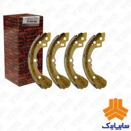 مجموعه لنت ترمز عقب ( کاسه ای ) طرح ریو تیبا کوییک سایپا یدک

