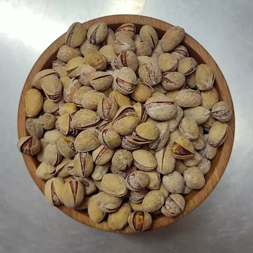 پسته فندقی نمکی دو آتیشه(300 گرم خالص)