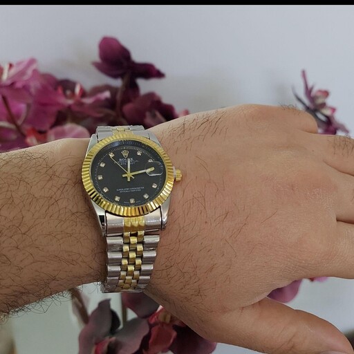 ساعت رولکس مردانه Rolex صفحه مشکی