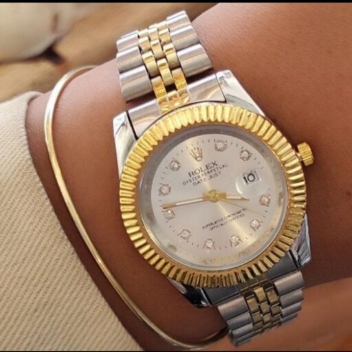 ساعت رولکس زنانه Rolex صفحه صدفی 