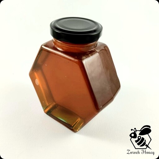 عسل طبیعی شش ضلعی  650 گرمی زروه