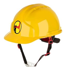 کلاه ایمنی هترمن مدل عایق برق با لگو  رنگ بندی
