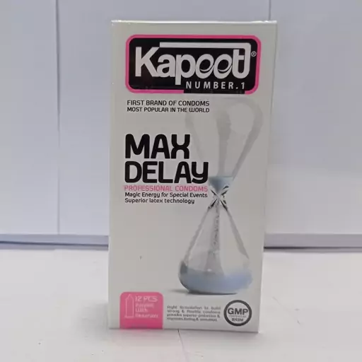 کاندوم کاپوت مدل max delay بسته 12 عددی - Kapooti condoms 