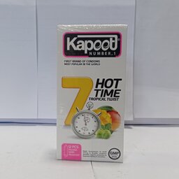 کاندوم کاپوت مدل میوه های استوایی بسته 12 عددی - Kapooti  Hot Time 