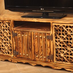میز تلوزیون چوبی سنتی گره چینی