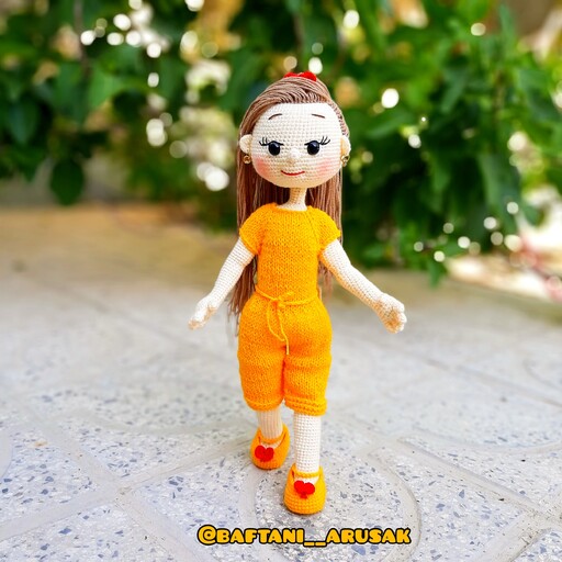 عروسک هلنا عروسک دخترانه عروسک  دستبافت