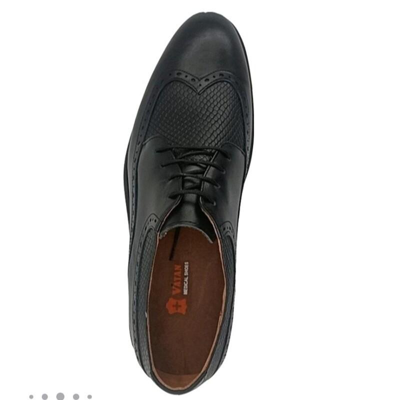کفش چرم طبیعی مردانه وطن سایز 41تا44  در سه رنگ 