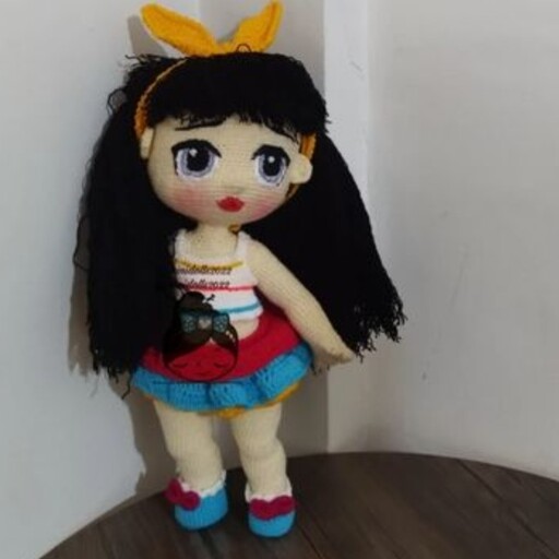 لول دختر زیبا عروسک بافتنی با قلاب