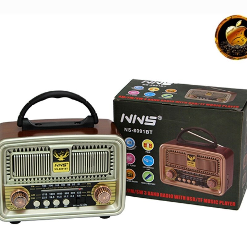 رادیو اسپیکربلوتوثی ارسال رایگان  NSS NS-8091BT