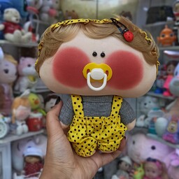عروسک  روسی لپ گلی پستونک دار 