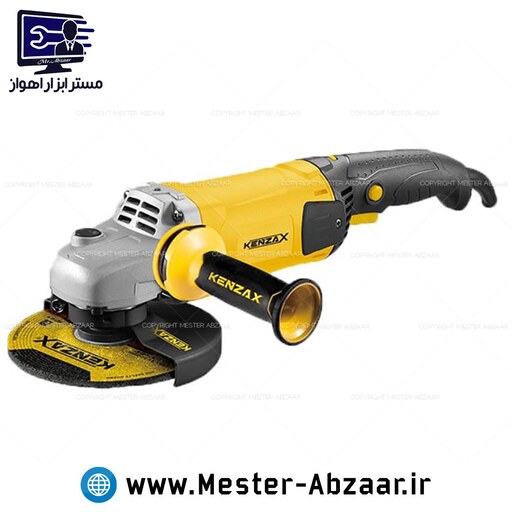 مینی فرز دسته بلند دیمر دار کنزاکس 1400 وات و ارسال رایگان مدل KENZAX KAG-1400