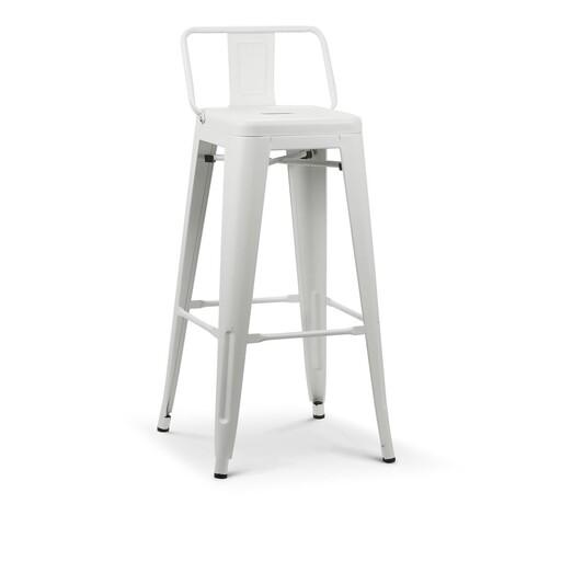 صندلی فلزی اپن کانتر  تولیکس ارتفاع 76 سانت رنگ سفید -ارسال سراسر کشور بصورت پس کرایه