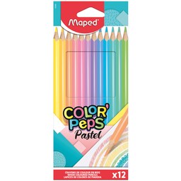 مداد رنگی 12 رنگ پاستیلی مپد