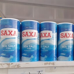 نمک دریا خارجی saxa  350 گرمی ، حداقل سفارش 3 بطری 