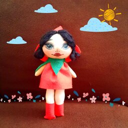  عروسک روسی شنل قرمزی،ارزانتراز همه جا،روز دختر،دانش اموز،تولد،جشن الفبا