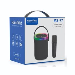 اسپیکر بلوتوثی قابل حمل Haino Teko مدل MS-77 به همراه میکروفون