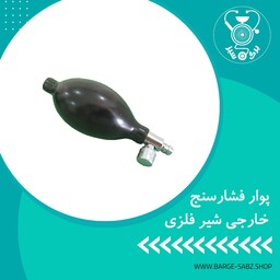 پوار فشارسنج شیرفلزی مشکی خارجی بسته بندی سلفونی موجود در فروشگاه اینترنتی برگ سبز