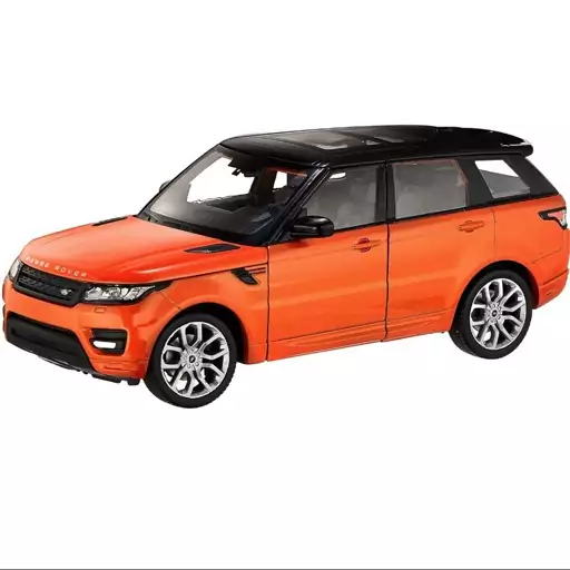 ماکت ماشین - رنجروور اسپرت - Range Rover Sport - مقیاس 1.24 برند ویلی Welly - فلزی - فرمان پذیر - سه درب بازشو