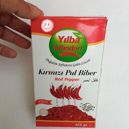 پول بیبر (ییلبا yilba ) فلفل گرانولی محصول ترکیه در بسته ی 420 گرمی 