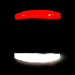 چراغ بغل تریلی و کامیون لاستیکی دوطرفه مدل گوشواره ای قرمز سفید ولتاژ کاری 24 ولت 