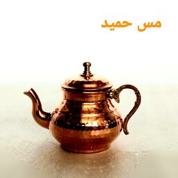 قوری زعفران دم کن گنبدی دسته برنجی نانو شده زنجان