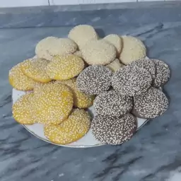 کلوچه کنجدی خانگی 500 گرمی