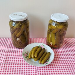 خیارشور خانگی 1000گرمی معطر