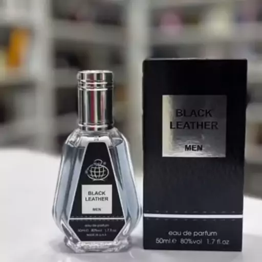 عطر ادکلن مردانه فراگرنس ورد کرید اونتوس بلک لدر (Fragrance World Black Leather) 50 میل