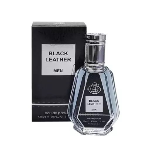 عطر ادکلن مردانه فراگرنس ورد کرید اونتوس بلک لدر (Fragrance World Black Leather) 50 میل