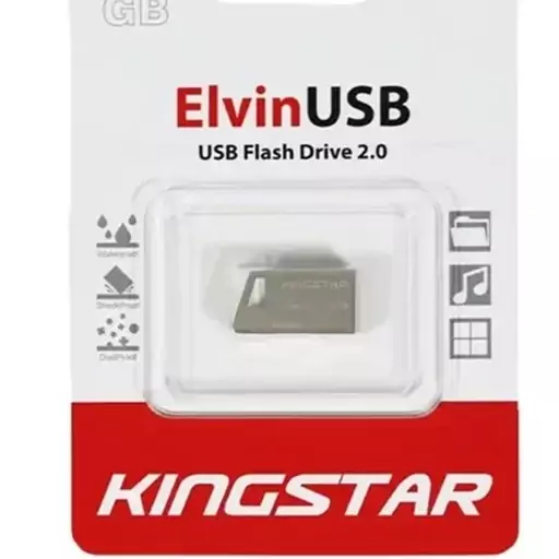 فلش 64 گیگ کینگ استار KingStar Elvin KS236 ا (گارانتی لایف تایم متین )