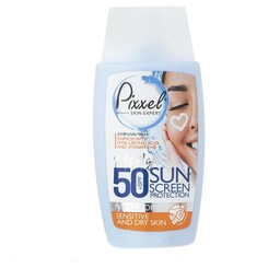 کرم ضد آفتاب پیکسل پوست خشک و حساس 50 میل SPF50 بدون رنگ انقضا 1405