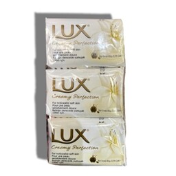 پک 10 تایی صابون LUX (لوکس) اصلی حاوی عصاره گل های سفید 85 گرمی مدل Creamy Perfection