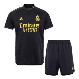 ست تی شرت و شلوارک ورزشی مردانه مدل رئال مادرید کد 3rd 2024