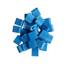 بست برزنت کولر آبی - گیره برزنت کولر آبی پلاستیکی بسته 32 عددی