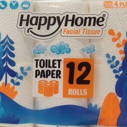 دستمال کاغذی Happy Home  دوازده قلو توالت
