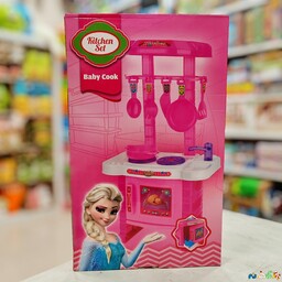 اسباب بازی ست آشپزخانه به همراه تعدادی وسایل تولید ایران Baby cook کیفیت ضعیف ابعاد 53 در 30 سانت 