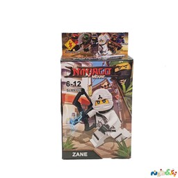 لگو نینجا جعبه دار NINJAGO کد 89112 شخصیت ZANE  وارداتی ارتفاع 4 سانت 