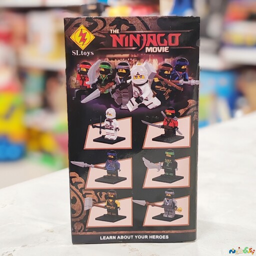 لگو نینجا جعبه دار NINJAGO کد 89112 شخصیت ZANE  وارداتی ارتفاع 4 سانت 